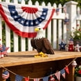 thumbnail image 3 of Nkmbld 4th of July Table Decorations Patriotic Eagle Figurine Tiered Tray Decor for Independence Day Tabletop Centerpieces Home Kitchen Office Desk Shelf, 3 of 8