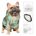 thumbnail image 4 of Uemuo Cute Sea Turtles for Winter Dog Hoodie Sweatshirts with Pockets Warm Dog Clothes for Small Dogs Chihuahua-X-Small, 4 of 8