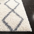 thumbnail image 4 of SAFAVIEH Venus Nanda Geometric Shag Area Rug, Ivory/Grey, 5'3" x 7'6", 4 of 10