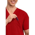thumbnail image 3 of Cherokee Workwear Professionals Men Scrubs Top V-Neck WW695, 3 of 9