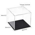 thumbnail image 2 of Uxcell Acrylic Clear Display Case Box Dustproof Protection Showcase Cube Collectibles Show Box 25x25x25cm, 2 of 6