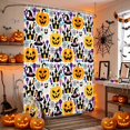 thumbnail image 4 of Shower Curtains for Bathroom-36"x72",Halloween Ghost Pumpkin Castle Waterproof Bath Curtain Grommet Shower Curtain Set with Hooks, 4 of 9
