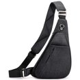 thumbnail image 1 of Bandolera LKEX antirrobo ligera casual gris oscuro, 1 of 7