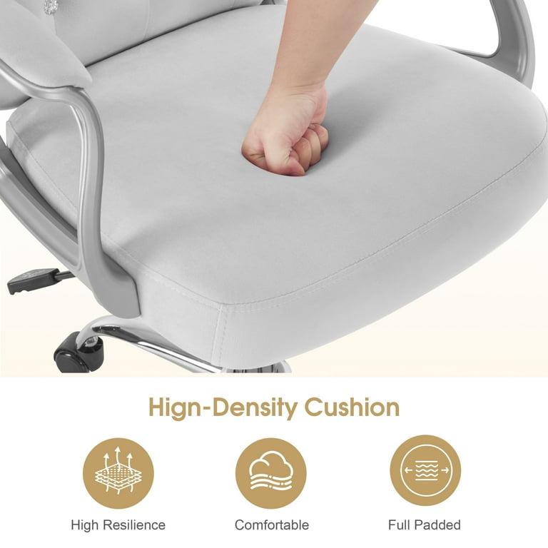 BarberPub Ergonomic Office Chair with Lumbar Support and BarberPub Ergonomic Office Chair with Lumbar Support and