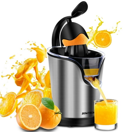 Electric Citrus Juicer Sowtech Stainless Steel Squeezer Anti-drip Citrus Press for Squeeze Fresh Orange Lemon and (Best Way To Squeeze A Lemon)