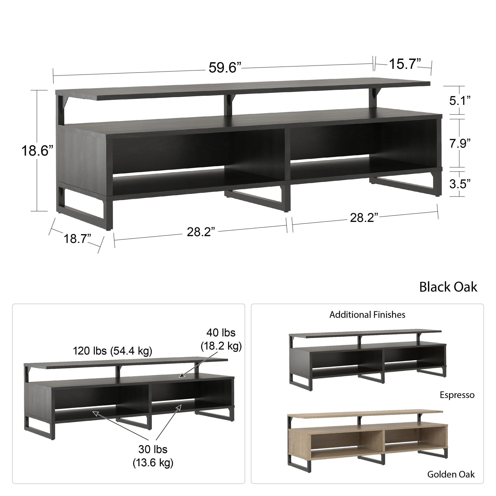 Elm & Oak Whitburn TV Stand for TVs up to 65