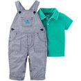 thumbnail image 1 of Child of Mine Ensemble Salopette Rayé 2 Pcs pour Bébé Garçon, 1 of 1