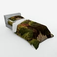 thumbnail image 2 of Ambesonne Japanese Bedding Set 3 Pcs, Garden Asia Peace, Twin XL, Green Yellow, 2 of 2