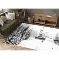 thumbnail image 2 of 3D Printed Rugs, Nursery Rug, Ski Lift Rugs, Non-Slip Carpet Rug, Winter Landscape Rugs, Winter Landscape Rug, Landscape Rug, Gift Rugs, 2'x3' - 60x90 cm, 2 of 8