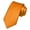 Orange, variant on Men’s Orange Tie Solid Color Necktie, 3.15 inch Wide