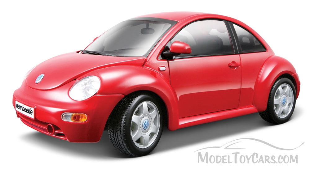 Volkswagen New Beetle, Red - Maisto 31875 -1/18 Scale Diecast