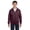 MAROON, variant on Boys ComfortBlend EcoSmart Full-Zip Hood P480 (3 PACK)