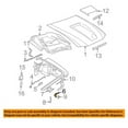 thumbnail image 3 of Fits 99-04 Mustang Front Hood Latch Lock Bracket Steel FO1234123 3R3Z16700AA, 3 of 5