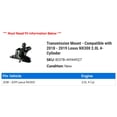 thumbnail image 2 of Transmission Mount - Compatible with 2018 - 2019 NX300 2.0L 4-Cylinder, 2 of 2