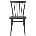 thumbnail image 4 of Safavieh Core Aluminum Outdoor Dining Side Chair - Set of 2, Black, 4 of 13
