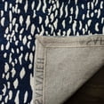 thumbnail image 4 of SAFAVIEH Marbella Desi Dotted Area Rug, Navy Blue/Ivory, 6' x 6' Round, 4 of 7
