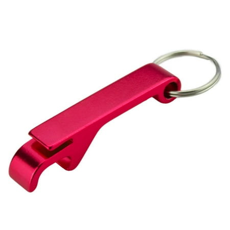Bottle Opener Butterfly Gold Key Chain Beer Bottle Opener Pocket Metal Metal Split Tool Keychain Bulk Kitchen Bar Tool Accessaries with Claw Bar (Rose Red) ()