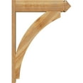 thumbnail image 3 of Ekena Millwork 8"W x 32"D x 44"H Thorton Rough Sawn Arts and Crafts Outlooker, Western Red Cedar, 3 of 4