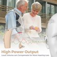 thumbnail image 4 of Elderly Loudspeaker Headphones Hearing Device with Magnetic Charging Portable Wireless Sound Amplifier,Blue & White, 4 of 5