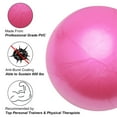 thumbnail image 2 of DODOING 1/2/3 Pieces Exercise Ball Pilates Ball Explosion-Proof Frosting Small Yoga Ball 8" Stability Ball Mini Yoga Ball for Women Workout Fitness Pilates Core Training Ball Therapy Ball, 2 of 8