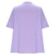 thumbnail image 5 of Ropa de maestra/o,Cárdigan informal holgado para mujer, blusa de media manga con cuello redondo, 95 % poliéster, 5 % elastano, largo normal para uso diario, sopatenor, 5 of 6