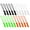 Four Colors, variant on EKIND Zipper Pulls, 20-Pack Durable Extension Replacement Zipper Tags for Backpacks, Jackets, Luggage, Purses, Handbags (Black, White, Fluorescent Green, Fluorescent Orange, Four Colors)