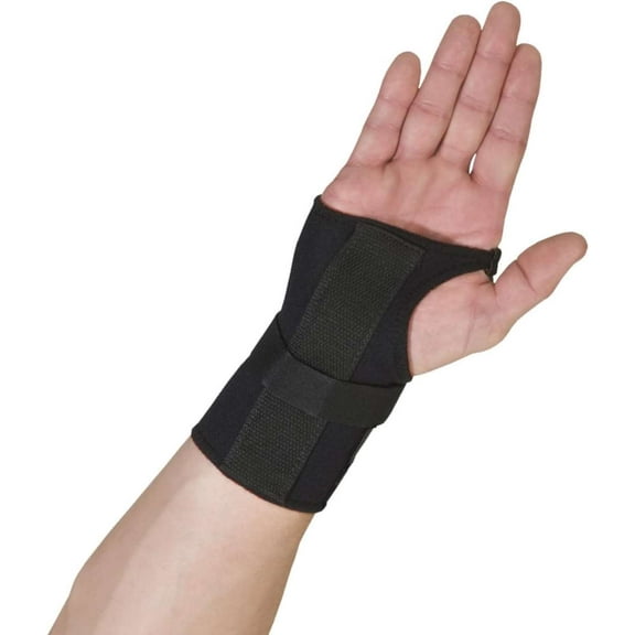 Thermoskin Carpal Tunnel Brace w/ Dorsal Stay-L-Black-RGT