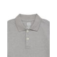 thumbnail image 3 of Wonder Nation Boys Long Sleeve Polo Shirt, Sizes 4-18 & Husky, 3 of 3