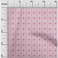 thumbnail image 2 of oneOone Cotton Cambric Pink Fabric Asian Ikat Diy Clothing Quilting Fabric Print Fabric By Yard 42 Inch Wide, 2 of 4