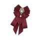 thumbnail image 4 of Broche con lazo de cinta, broche de pajarita, broche con lazo preanudado, broche decorativo moderno para dama Rojo oscuro, 4 of 9