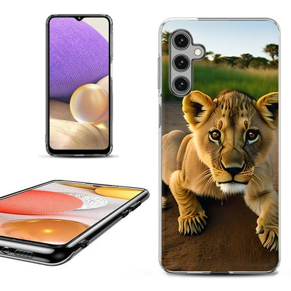 OneToughShield ® for Samsung Galaxy A14 5G Phone Case, Fashion Cover Case - Lion Cub