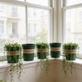thumbnail image 3 of Plastic Plants Pots With Drainage Holes 5 Pack 5.5 Inch Nursery Containers For Indoor Outdoor Gardening, 3 of 6