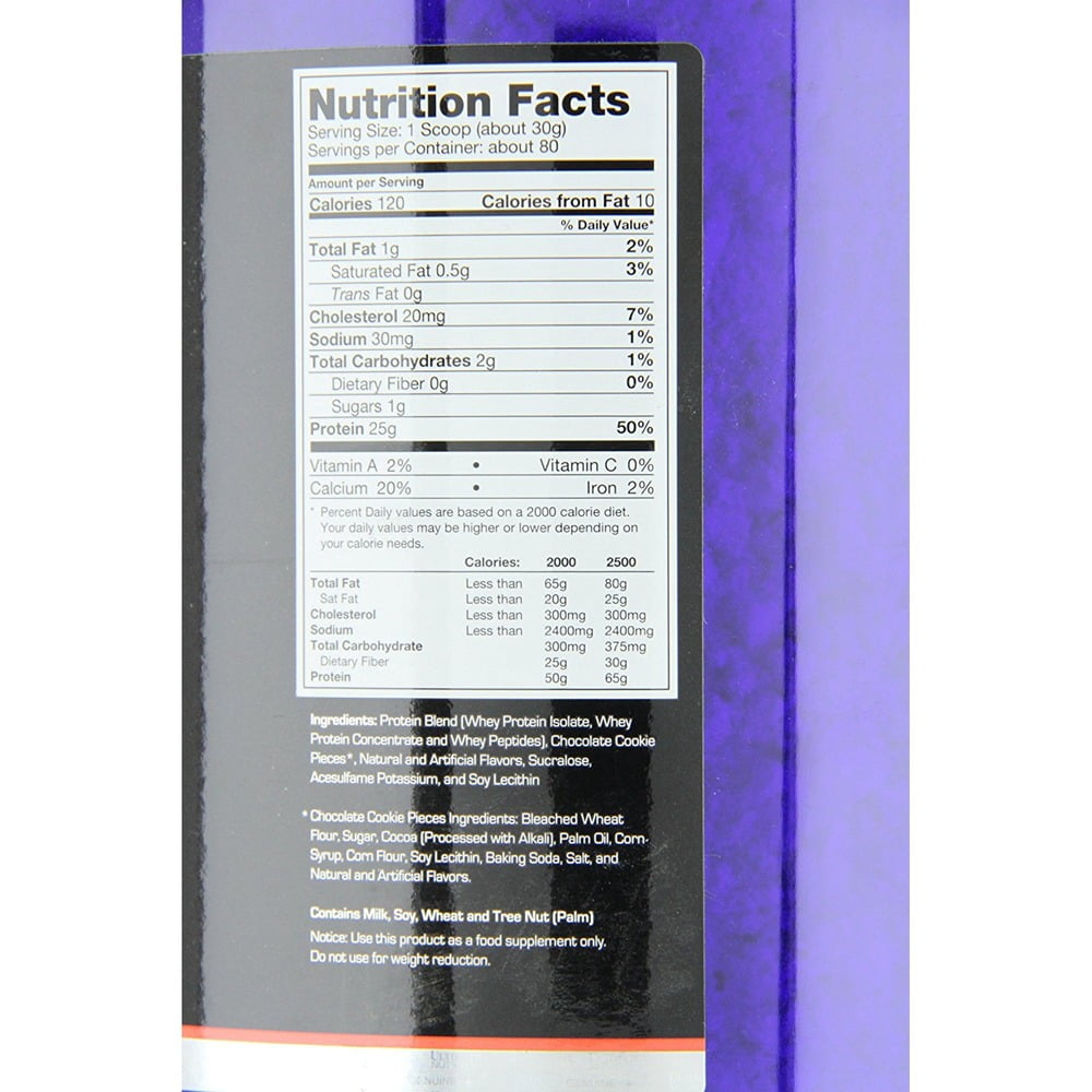 Ultimate Nutrition Prostar 100% Whey Protein Powder - Low Carb, Cookies N Cream, 2 lb