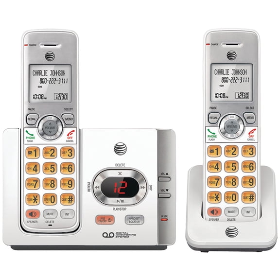 AT&T EL52215 Dect 6.0 Cordless Answering System With Caller ID/Call Waiting (2 Handsets)