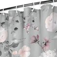 thumbnail image 3 of Pioneer Flower Floral Print Pattern Shower Curtain 36"x72" ,Bathroom Decorative Shower Curtains Set with 12 Hooks,Modern Waterproof Washable Shower Curtain, 3 of 6
