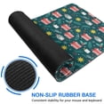 thumbnail image 6 of 35.4x15.7 Inch Gaming Mouse Pad, Non-Slip Stitched Rubber Desk Mat for Desktop & Laptop,Christmas Gift Lantern Teal Pattern, 6 of 6