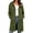 Army Green, variant on Womens Raincoat for Women Denim Jacket Lined Camping Gilet Jacket with Pockets Black XXL