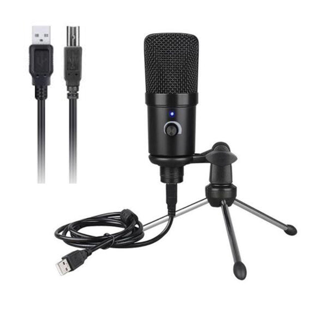 EIMELI USB Microphone, Metal Condenser Recording Microphone for Laptop MAC or Windows Cardioid Studio Recording Vocals, Voice Overs,Streaming Broadcast and YouTube