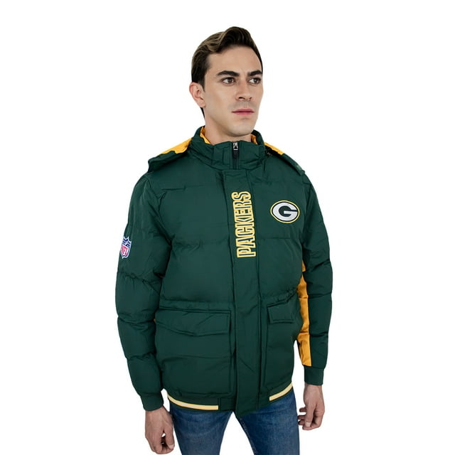 CHAMARRA PARA CABALLERO GREEN BAY PACKERS 100% ORIGINAL NFL 323516