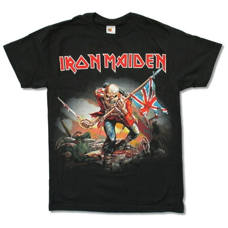 Iron Maiden The Trooper Big Print Black T Shirt