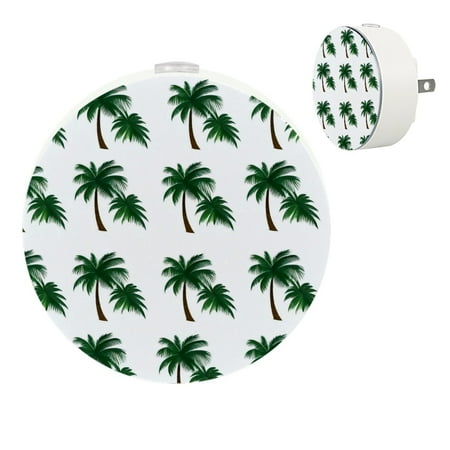 

YZUOUZY Bedside Lamps LED Lamp Bedroom Lamps Set of 2 Cartoon Paintings Coconut Trees