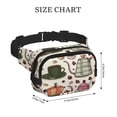 thumbnail image 4 of Easygdp Vintage Coffee Fanny Packs para Mujeres y Hombres, Bolsa de Cinturón, Bolsos de Cruz para Trabajo/Correr/Senderismo, 4 of 9