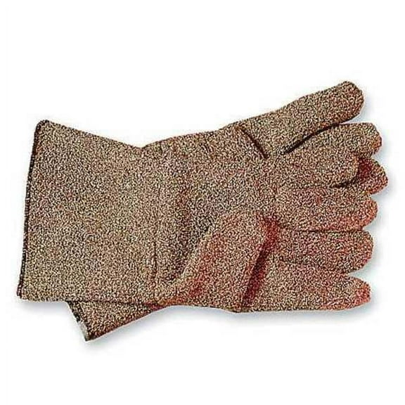 Jomac Heat Resistant Gloves,Brown/White, XL,PR 636HR-LS
