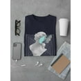 thumbnail image 3 of Abstract Woman Statue Techno T-Shirt Men -Image by Shutterstock, Male 5X-Large, 3 of 4