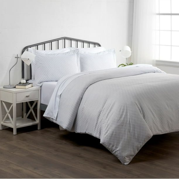 Noble Linens Premium Ultra Soft Polaris Pattern 3 Piece Duvet Cover Set