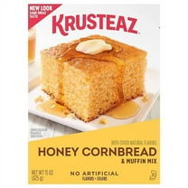 Pack of 1 Krusteaz Honey Cornbread and Muffin Mix, No Artificial Flavors and No Artificial Colors, Baking Mix, 15-ounce Box