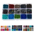 thumbnail image 2 of Bracelet Making Beads DIY 2025PCS Small Beads Pony Beads with Elastic String, 2 of 10