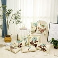 thumbnail image 3 of Yirtree Pack of 4 Throw Pillow Covers 18 x 18, Decorative Floral Linen Pillow Cover for Living Room Bedroom, Couch Sofa Chair Bed Pillow Covers Home Outdoor, 3 of 8