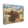 thumbnail image 3 of Stupell Longhorn Cattle Farm Landscape Animals & Insects Painting Gallery Wrapped Canvas Print Wall Art, 3 of 5
