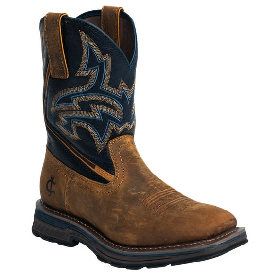 Cody James Men's 11" Ase7 Disruptor Western Work Boot Soft Toe Brown 11.5 D(M) US